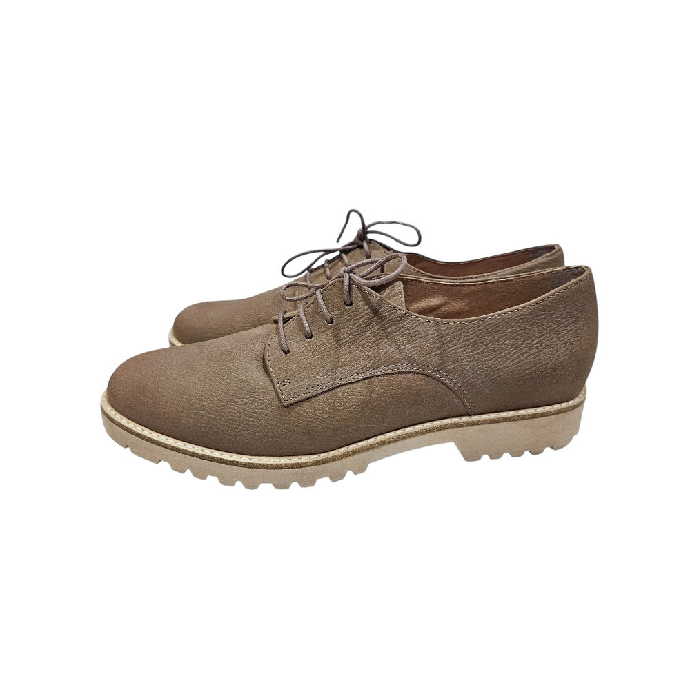 Tamaris leather derby shoes rugged lug sole Lace Up EU sz.40 Sz.9